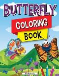 Charming Butterflies Coloring Book for Kids: Gorgeous Designs with Cute Butterflies for Relaxation and Stress Relief