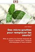 Des Micro-Gouttes Pour Remplacer Les Souris?