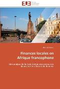 Finances locales en afrique francophone