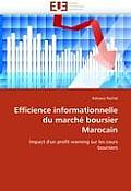 Efficience Informationnelle Du March? Boursier Marocain