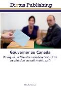 Gouverner au Canada