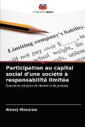 Participation au capital social d'une soci?t? ? responsabilit? limit?e