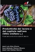 Produttivit? del lavoro e del capitale nell'uva (Vitis vinifera L.)