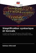 Simplification syntaxique et lexicale