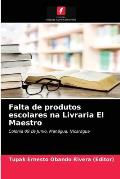 Falta de produtos escolares na Livraria El Maestro