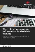 The role of accounting information in decision making