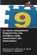 Le nove competenze linguistiche che incidono sulle convinzioni dei destinatari