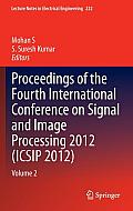 Proceedings of the Fourth International Conference on Signal and Image Processing 2012 (Icsip 2012): Volume 2