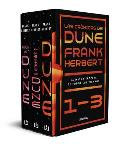 Estuche Las cronicas de Dune Dune El mesias de Dune e Hijos de dune Frank Herberts Dune Saga 3 Book Boxed Set DuneDune Messiah & Children of Dune
