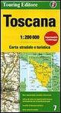 Tuscany Road & Tourist Map