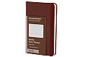 Moleskine Horizontal Bordeaux Red Extra Small 2013 Weekly Diary/Planner