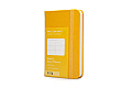 Moleskine 2014 Planner 12 Month Weekly Horizontal Yellow Orange Hard Cover Extra Small