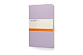 Moleskine Cahier Journal (Set of 3), Large, Ruled, Persian Lilac, Frangipane Yellow, Peach Blossom Pink, Soft Cover (5 X 8.25)