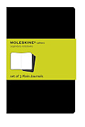 Moleskine Plain Cahier Large Black Set of 3