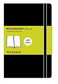 Moleskine Classic Plain Black Soft Cover Pocket Notebook