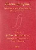 Flavius Josephus: Translation and Commentary, Volume 3: Judean Antiquities, Books 1-4