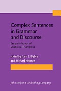 Complex sentences in grammar and discourse