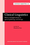 Clinical linguistics