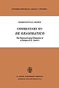 Commentary on de Grammatico: The Historical-Logical Dimensions of a Dialogue of St. Anselm's