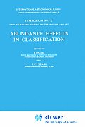 Abundance Effects in Classification: Dedicated to W.W. Morgan