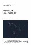 Objects of High Redshift