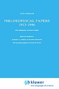 Philosophical Papers 1913-1946: With a Bibliography of Neurath in English