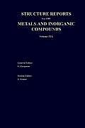Structure Reports for 1985, Volume 52a: Section I Metal Section II Inorganic Compounds