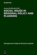 Social Issues in Regional Policy and Planning