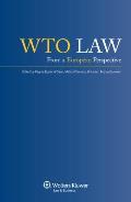 WTO Law: From a European Perspective