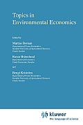 Topics in Environmental Economics