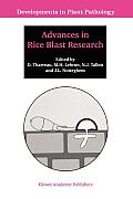 Advances in Rice Blast Research: Proceedings of the 2nd International Rice Blast Conference 4-8 August 1998, Montpellier, France