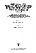 Historical and Philosophical Dimensions of Logic, Methodology and Philosophy of Science: Part Four of the Proceedings of the Fifth International Congr