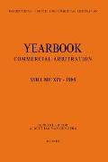 Yearbook Commercial Arbitration Volume XIV - 1989