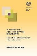 Placement of Job-Seekers with Disabilities. Elements of an Effective Service - Asian and Pacific Edition