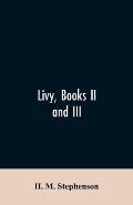 Livy, books II and III
