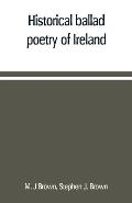 Historical ballad poetry of Ireland