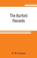 The Burford records, a study in minor town government