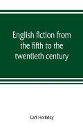 English fiction from the fifth to the twentieth century