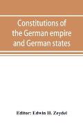 Constitutions of the German empire and German states