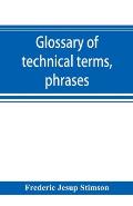 Glossary of technical terms, phrases, and maxims of the common law