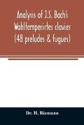 Analysis of J.S. Bach's Wohltemperirtes clavier (48 preludes & fugues)