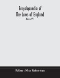 Encyclopaedia Of The Laws Of England (Volume XVII)