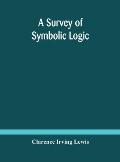 A survey of symbolic logic