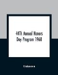 44Th Annual Honors Day Program 1968