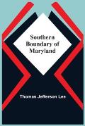 Southern Boundary Of Maryland