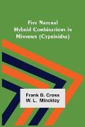 Five Natural Hybrid Combinations in Minnows (Cyprinidae)