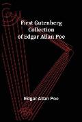 First Gutenberg Collection of Edgar Allan Poe