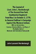 The Journal of Lieut. John L. Hardenbergh of the Second New York Continental Regiment from May 1 to October 3, 1779, in General Sullivan's Campaign Ag