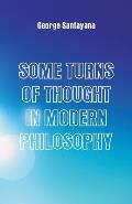 Some Turns of Thought in Modern Philosophy: Five Essays