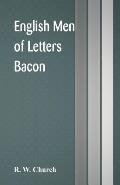 English Men Of Letters: Bacon